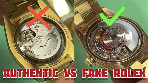 rolex movement fake|fake rolex vs real.